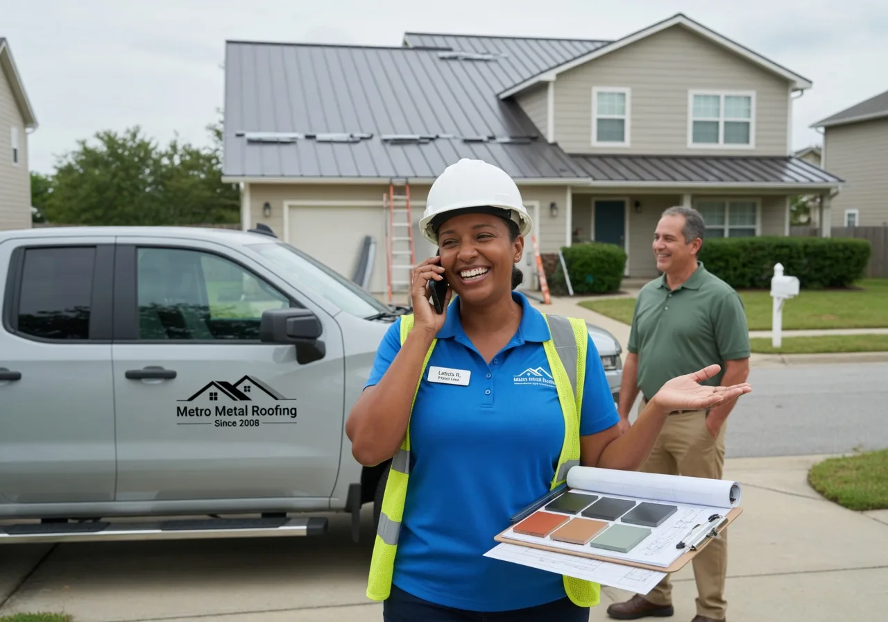 Storm Damage Metal Roof Repair in South Bloomingville, OH